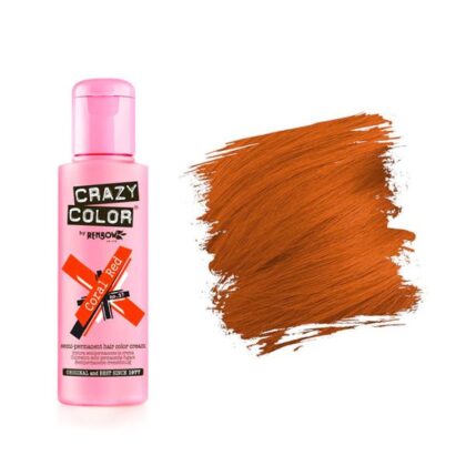 Crazy Color Natural (57) Coral Red (coral vermerlho) 100ml