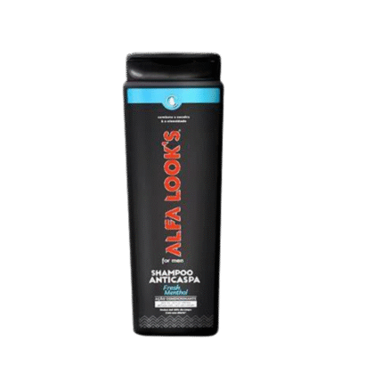SHAMPOO ANTICASPA ALFA LOOKS FRESH MENTHOL 400ml