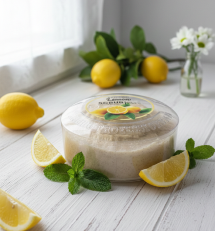 FACE SCRUB (Esfoliante facial com extrato de limão) Bandido 500ML