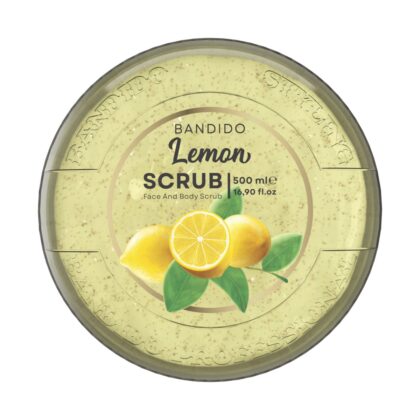 FACE SCRUB (Esfoliante facial com extrato de limão) Bandido 500ML